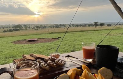 Breakfast with the view